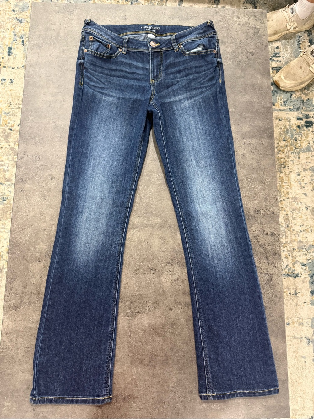 Maurices Women's Flare Jeans — Dark Blue Wash